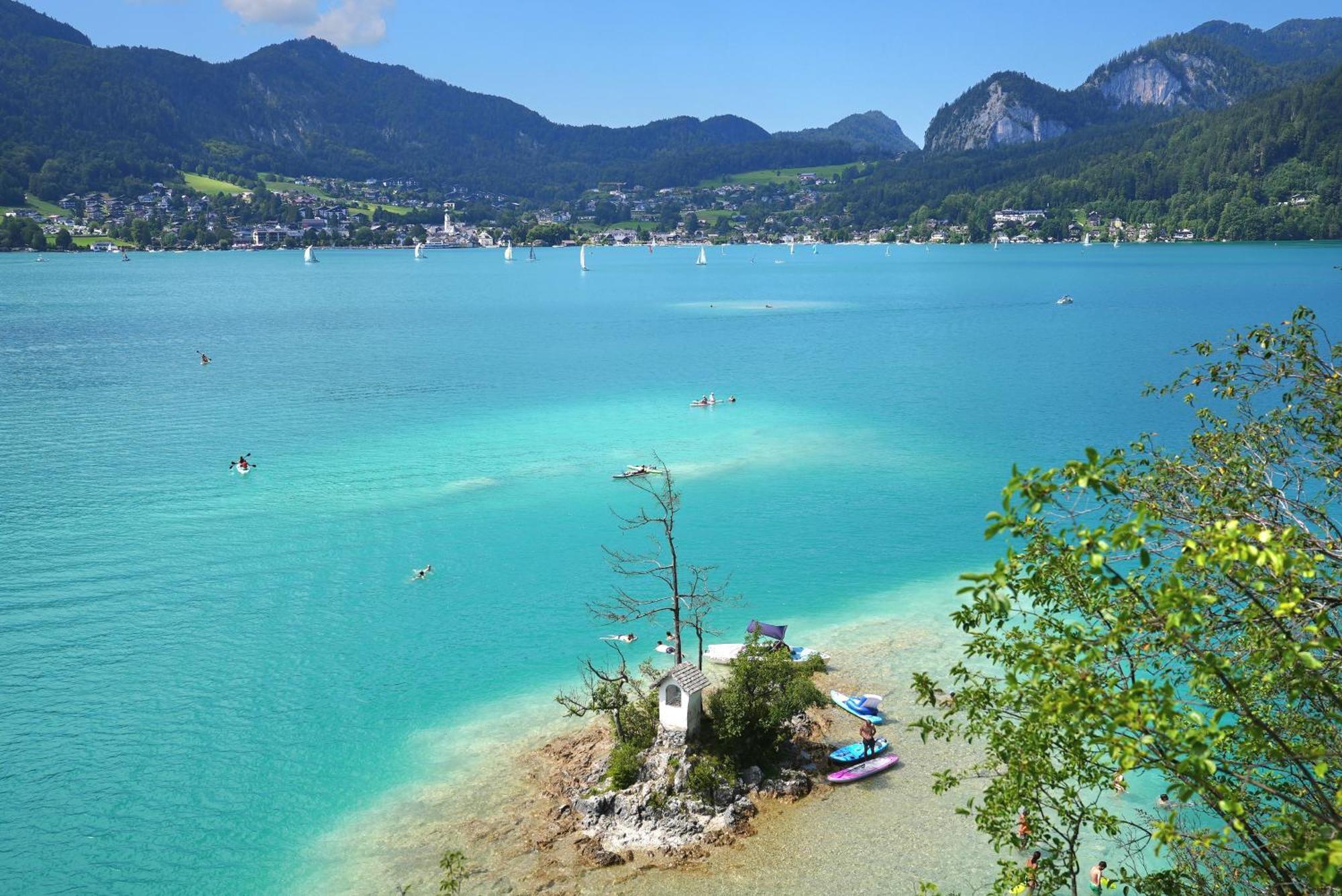 Bergblick 411 Am Wolfgangsee Strobl Exteriör bild